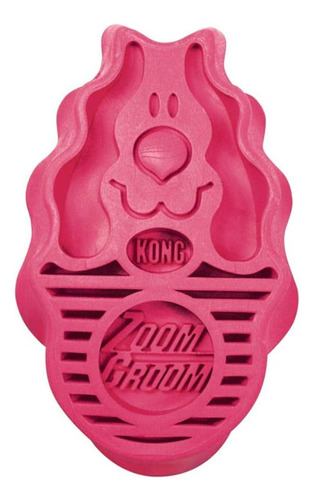 King Zoom Groom Cepillo Multiusos For Perros Rosa