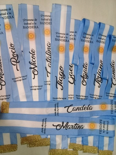 Bandas Personalizadas Para La Promesa A La Bandera