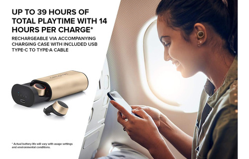Audifonos Inalambricos Bluetooth Creative Outlier Gold 39hrs