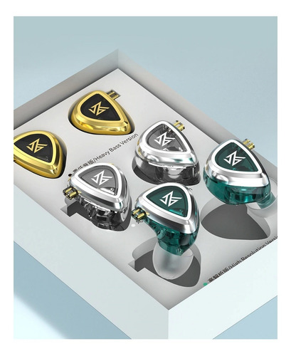 3 Pares De In Ear Kz Eda Monitor Deep Bass Balanceado Y Hifi