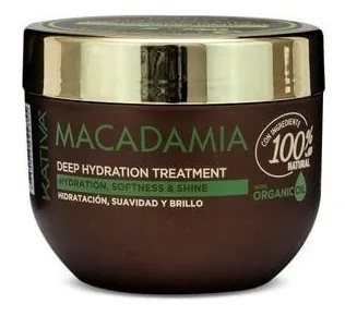 Mascara Tratamiento Macadamia Apto Curly Girl X 250ml Kativa