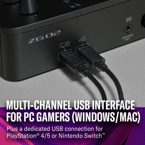 Gaming Mixer Yamaha Zg02 For Voice Chat And Game Streaming