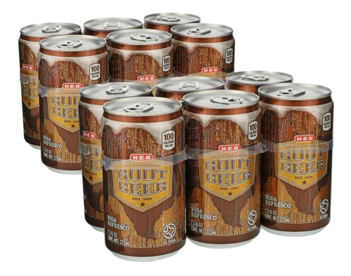 Refresco De Raíz 12 Pack Root Beer Americano