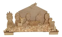 Comprar Nacimiento Navideño Mod.8 Sin Armar Mdf 3mm- Pqt 20 Unidades