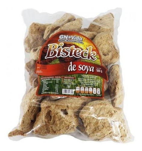 500 Gr De Soya Texturizada Sabor Bisteck Desgrasada