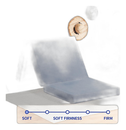 Olee Sleep Topper De Espuma Viscoelástica Plegable Triple De