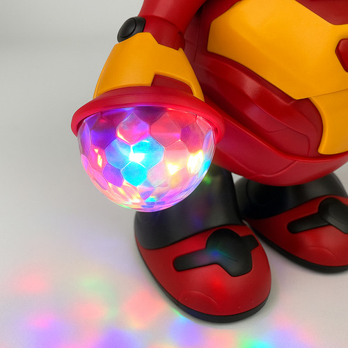 Robô Dançarino Infantil Heroi Com Som E Luzes Homem De Ferro