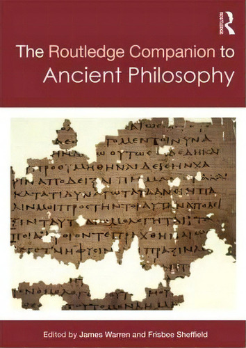 Routledge Companion To Ancient Philosophy, De Frisbee Sheffield. Editorial Taylor Francis Ltd, Tapa Dura En Inglés