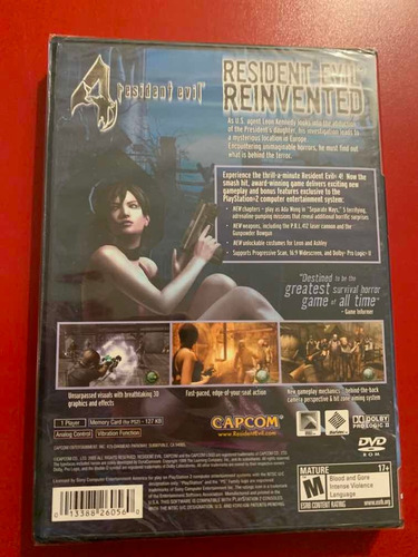 Resident Evil 4 Ps2 Sealed. (Usado)