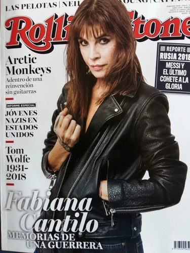 Revista Rolling Stone Junio 2018 Fabiana Cantilo Nueva