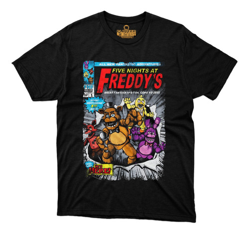 Playera  Five Nights At Freddy's Comic Video Juego Oso