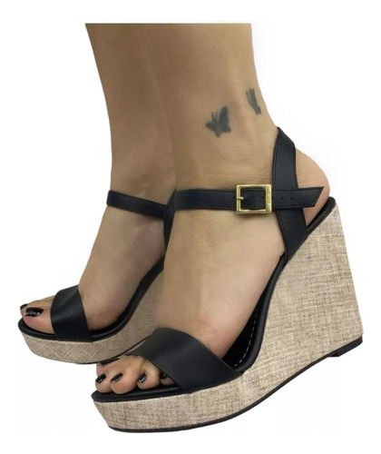 Sandalia Vizzano Mujer Taco Chino Plataforma Liviana Comoda