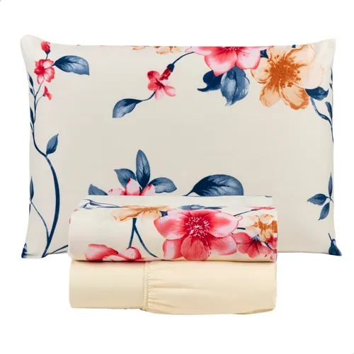 comprar Jogo De Lençol Solteiro 03 Peças 200 Fios Toque Extra Macio