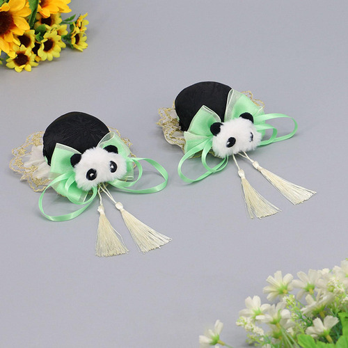 2 Pinzas Para El Cabello De Estilo Chino, Accesorios Verde