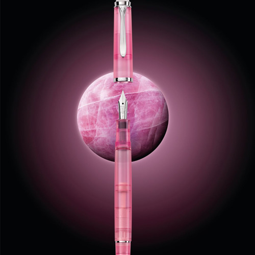 Caneta Tinteiro Pelikan M205 Rose Quartz + Tinta Edelstein