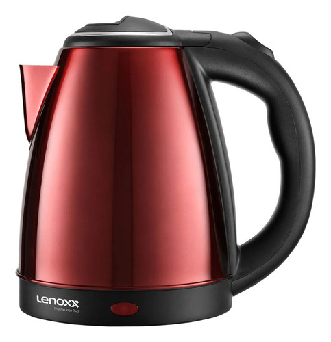 Chaleira Elétrica Lenoxx Thermo Inox Red 2,2l 127v Pce213 Cor Vermelho