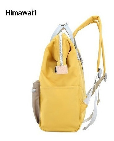 Imagen 8 de 10 de Mochila Himawari 1881 Usb Cordura Bolso Division Notebook.