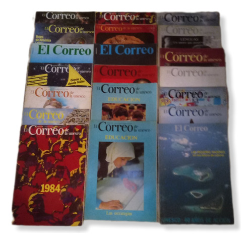 Lote 20 Revistas El Correo De La Unesco 1983-1984