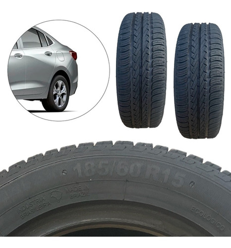 Kit 2 Pneus 205/60 R16 Remold Nacional Vipal Envio24h+nf H