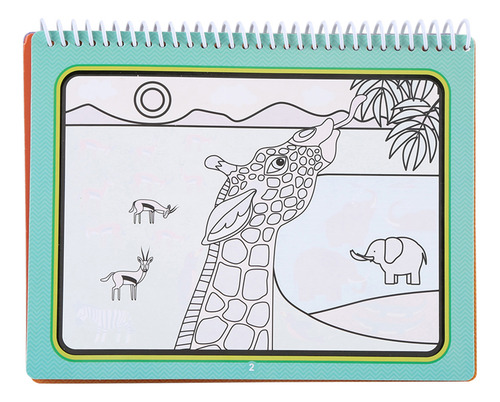 Libros Para Colorear Para Niños, Libro De Pintura Portátil,