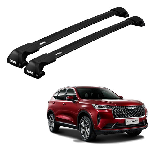 Rack De Teto Thule Wingbar Evo Edge Black Gwm Haval H6