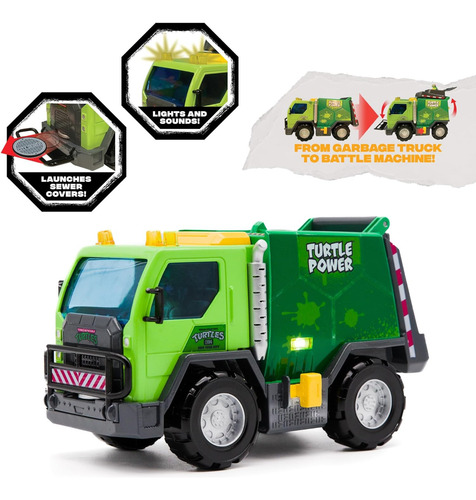 Teenage Mutant Ninja Turtles Thrash N' Battle Garbage Truck