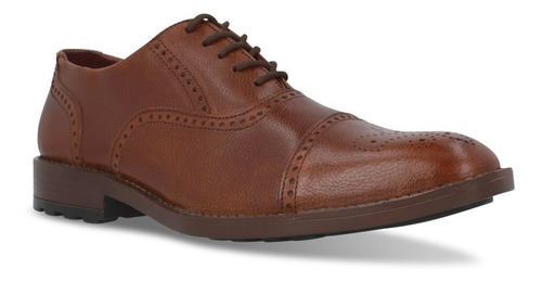 Zapato Formal Hombre Color Tabaco 222-12