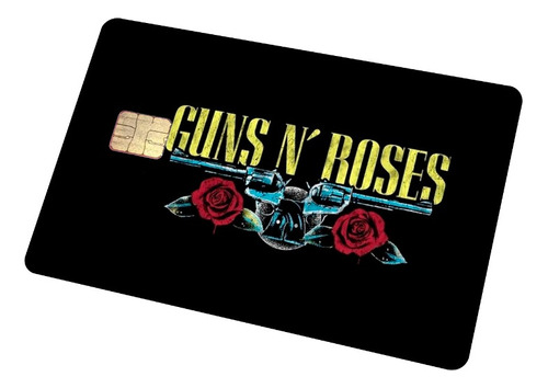 Sticker Para Tarjeta Nuevo Guns N Roses Banda