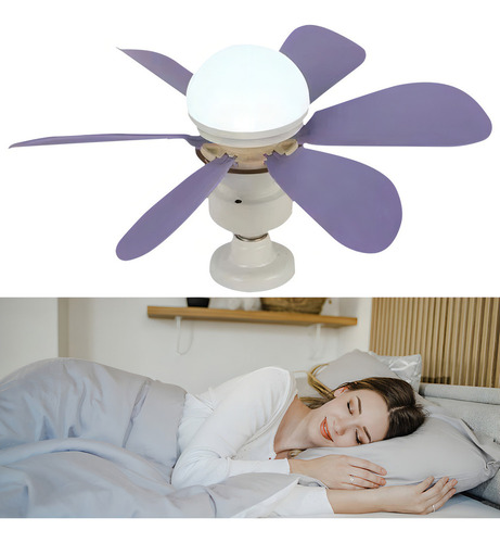 Ventilador De Techo Con Luz Integrada Estructura De