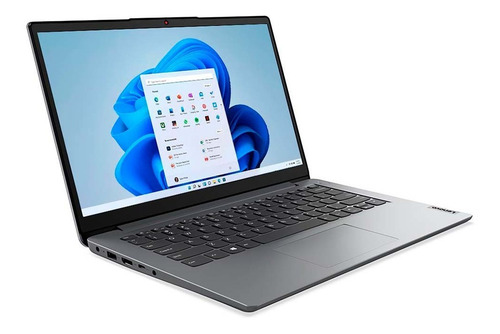 Notebook Lenovo IdeaPad 14IAU7 cloud gray 14", Intel Core i3 1215U 4GB de RAM 128GB SSD, Intel UHD Graphics 64EUs (Alder Lake 12th Gen) 1366x768px Windows 11 Home
