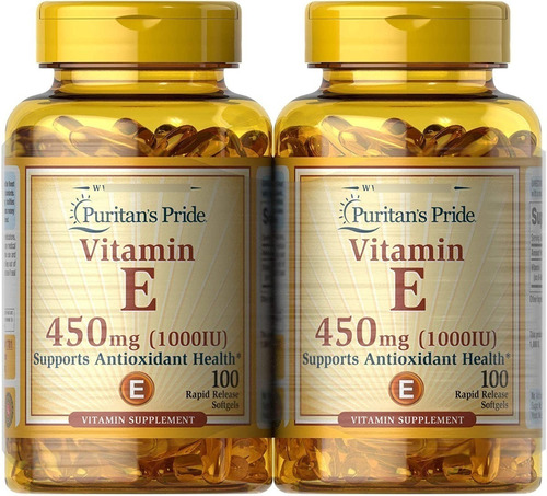 Vitamina E Funcion Inmunologica 450 Mg 1000 Iu 200 Capsulas