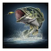 Comprar #394 - Cuadro Vintage 30 X 30 Pesca Rio Mar Pez Poster Caña