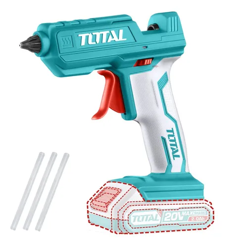 Pistola Inalámbrica Total 20v, Para Silicona En Barra 11.2mm - No Incluye Batería Ni Cargador - TGGLI2001