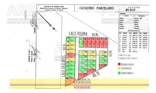 Lote De Terreno Financiados En Pesos Merlo Desde 200 M2