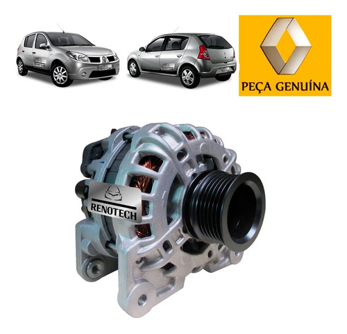 Alternador Bosch B3 90a 14v Sandero 1.6 8v E 16v 231002299r