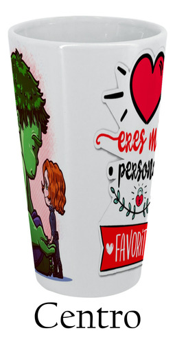 Taza Cónica 17oz Hulk Viuda Negra