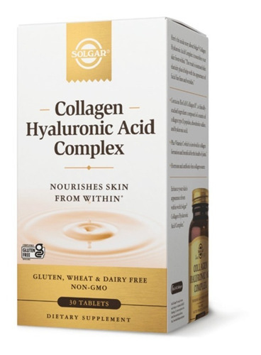 Collagen Hyaluronic Acid 30tab Sabor Natural