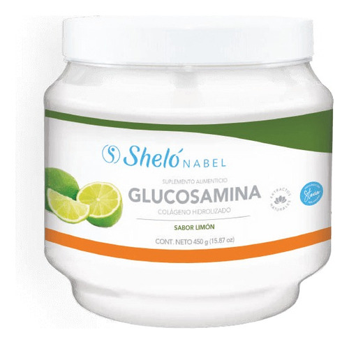 Glucosamina Con Colágeno Hidrolizado En Polvo Shelo Nabel Sabor Limón