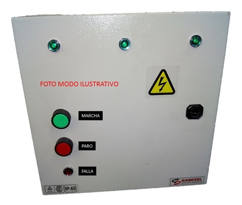 Tablero Comando De Bomba 12 Amp Man-aut Fao-electric Nº181