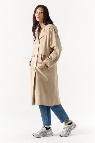 Trench Mujer Impermeable Largo Tapado Piloto Frias - Bolivia