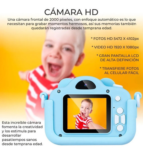 Camara Fotografica Niños Diseño Mickey Mouse Color Rosa Ele Gate