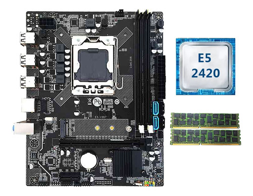 Kit De Placa Base X79 Lga1356 Con Cpu E5 2420 De 8 Gb (2 X 4