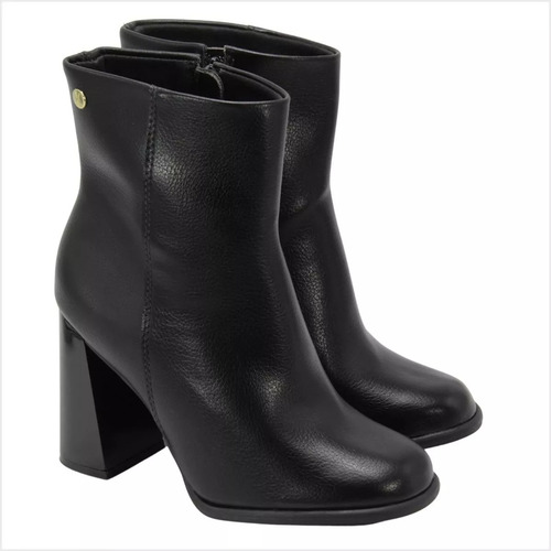 Imagen 4 de 10 de Bota Vizzano Botineta Mujer Cierre Taco Palo 10 Cm 3092.100