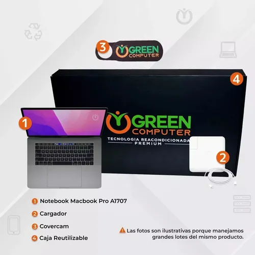 Macbook Apple Pro A1706 Core I7 6ta 16gb Ddr3 512gb 13.3 (Reacondicionado)