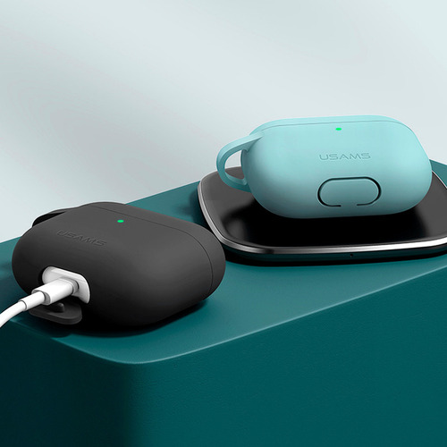 Case Para Airpod 3 Con Llavero Negro