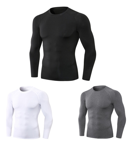 Camiseta De Entrenamiento, 3 Piezas, Camisas De Compresión P