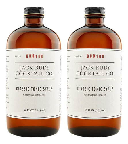 Peque&ntilde;o Lote De Jarabe Jack Rudy Cocktail Co. T&oacut