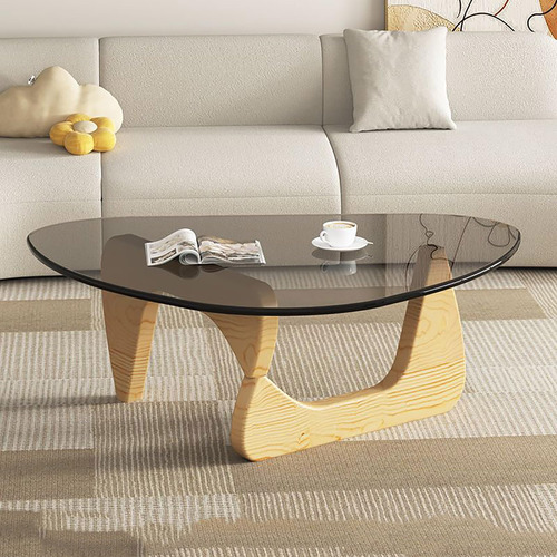 Mesa De Centro De Vidrio Tamaño Ideal Para Sala/dormitorio 4