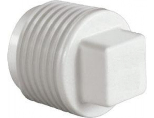 Plug Roscável De 1 Polegada Pvc Branco Amanco