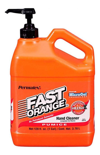 Limpiador De Manos Fast Orange 1 Galón . .